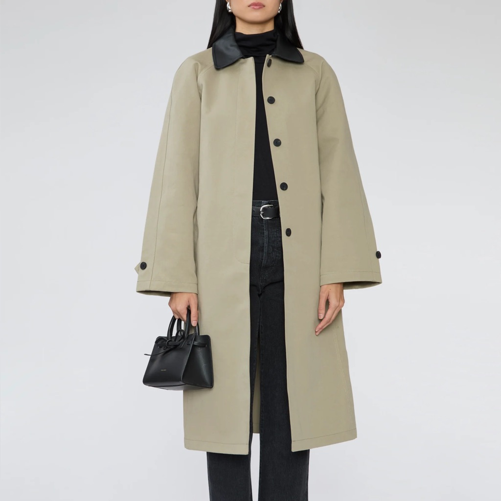 Nwt: Staud Jonah Coat In Riverstone